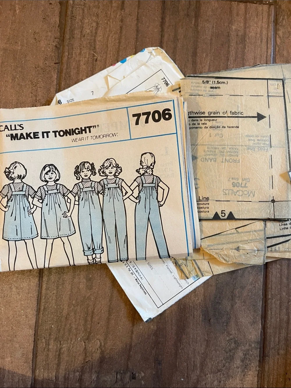 1970s Kids Wardrobe Sewing Pattern Pack - McCall’s Jumpers, vests, pants & more